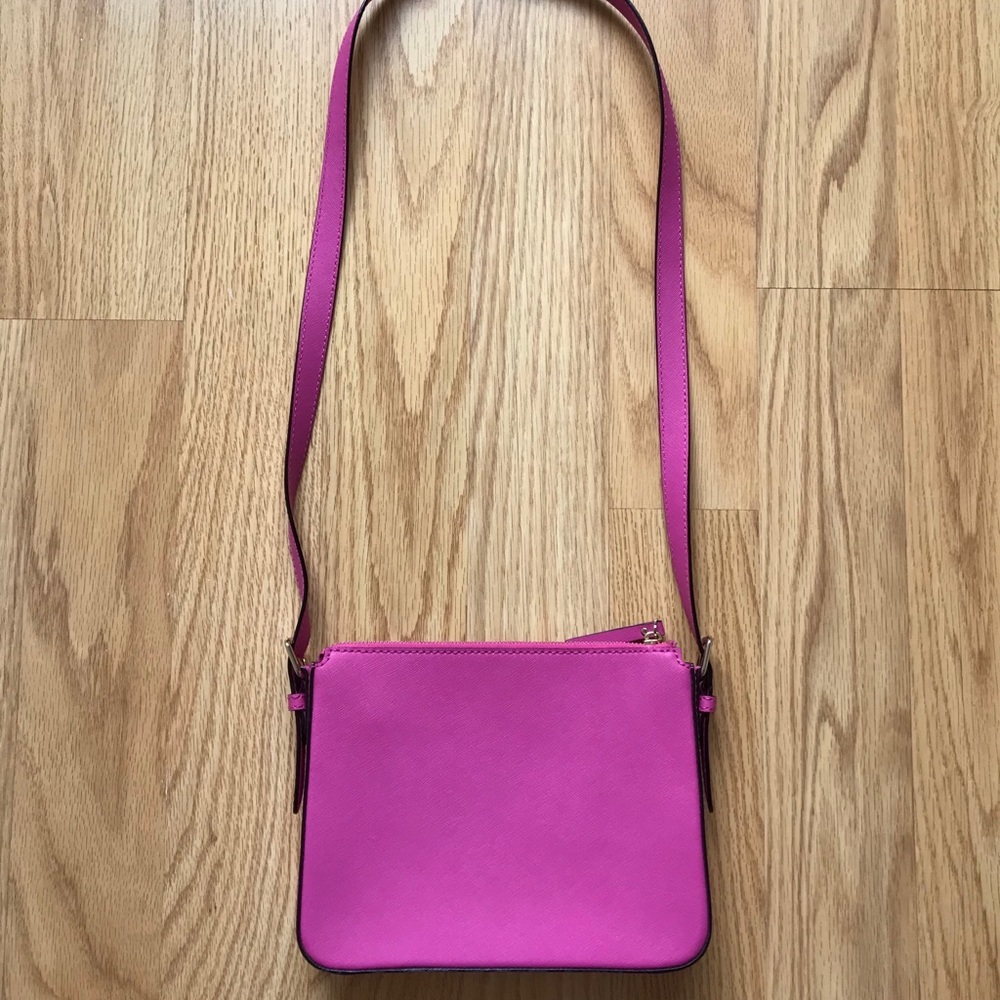Kate Spade Bubblegum Pink Crossbody Handbag NWOT - Picture 3 of 7